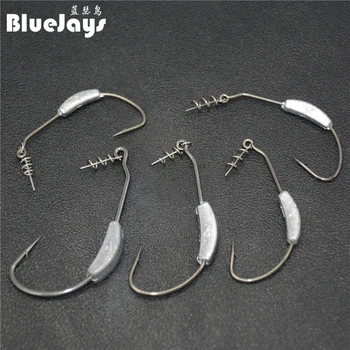25pcs hooks+25pcs springs/lot BKK Barbed Lead Offset fishing fish hook Fit for Texas Carolina Florida Rigs 2g-7g Fishing tackle
25pcs hooks+25pcs springs/lot BKK Barbed Lead Offset fishing fish hook Fit for Texas Carolina Florida Rigs 2g-7g Fishing tackle