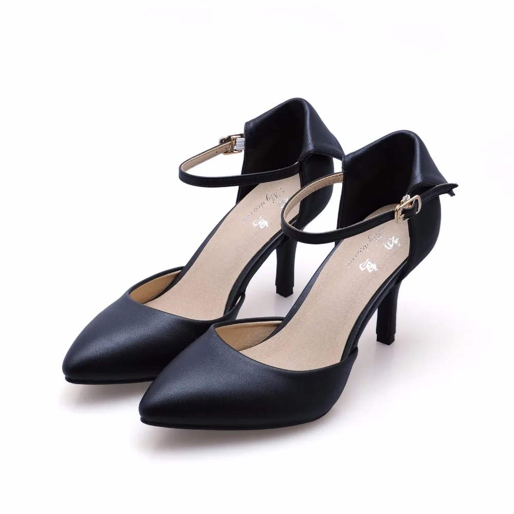 Concise Dress Shoes Genuine Sheepskin Pumps Candy Colors 5.5/7.5cm High Heels Women's Shoes Sandals Pointed Toe Ankle Strap
Concise Dress Shoes Genuine Sheepskin Pumps Candy Colors 5.5/7.5cm High Heels Women's Shoes Sandals Pointed Toe Ankle Strap