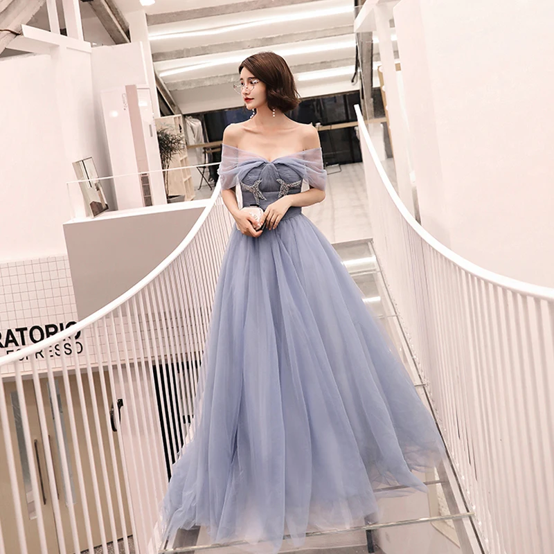 Evening Gowns Boat Neck Robe De Soiree Beading Pleat Women Party Dresses 2019 Long Plus Size Off The Shoulder Formal Dress E709
Evening Gowns Boat Neck Robe De Soiree Beading Pleat Women Party Dresses 2019 Long Plus Size Off The Shoulder Formal Dress E709