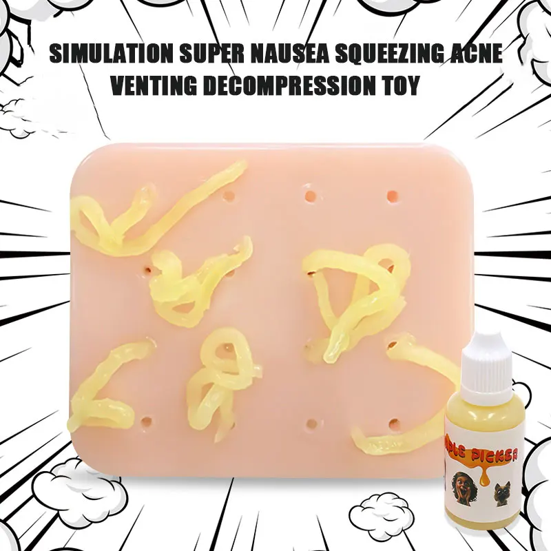 Spoof Vent Imitation Pimple Toy Soft Silica Gel Party Props Stress Buster Popper Remover Stop Picking Novelty Squeeze Acne Toy
Spoof Vent Imitation Pimple Toy Soft Silica Gel Party Props Stress Buster Popper Remover Stop Picking Novelty Squeeze Acne Toy