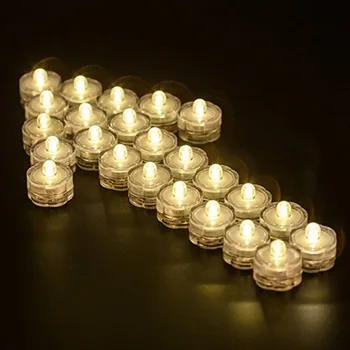 Submersible LED Lights, Waterproof Wedding Underwater LED Tea Lights Candles for Centerpieces/Party/Christmas set of 24
Submersible LED Lights, Waterproof Wedding Underwater LED Tea Lights Candles for Centerpieces/Party/Christmas set of 24