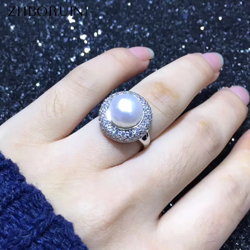 ZHBORUINI Statement Pearl Ring Jewelry 925 Sterling Silver For Women Natural Freshwater Pearl Full Zircon Big Rings Wholesale
ZHBORUINI Statement Pearl Ring Jewelry 925 Sterling Silver For Women Natural Freshwater Pearl Full Zircon Big Rings Wholesale
