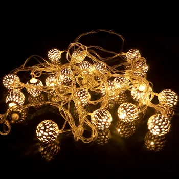 4m 20 LED String Light Warm white 8 Modes Iron Ball Bulbs Lamp Lighting for Ideal Wedding Christmas Tree Party Halloween CE
4m 20 LED String Light Warm white 8 Modes Iron Ball Bulbs Lamp Lighting for Ideal Wedding Christmas Tree Party Halloween CE