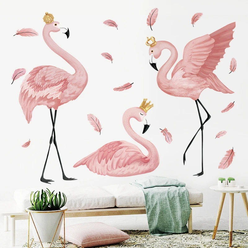The Flamingo Queen Wall Stickers for Living room Bedroom Kids room Nursery Wall Decor Art Murals Baseboard Vinyl Decals
The Flamingo Queen Wall Stickers for Living room Bedroom Kids room Nursery Wall Decor Art Murals Baseboard Vinyl Decals