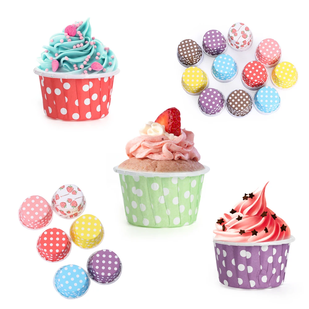 100Pcs/pack Muffin Cupcake Dot Decorate Paper Grease-proof Liners Baking Case Mold Decorate Baking Wrapper Cake Mold
100Pcs/pack Muffin Cupcake Dot Decorate Paper Grease-proof Liners Baking Case Mold Decorate Baking Wrapper Cake Mold