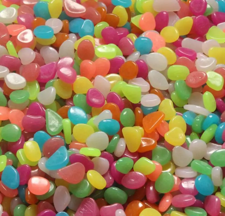 Colorful Glow in The Dark Stones Pebbles Rock Fish Tank Aquarium Road Path Decoration,about 2cm
Colorful Glow in The Dark Stones Pebbles Rock Fish Tank Aquarium Road Path Decoration,about 2cm
