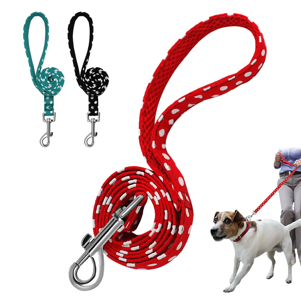 4ft Walking Dog Leash for Small Medium Dogs Cats Soft Nylon Polka Dot Pet Lead Pitbull Outdoor Running Training Rope Duarable
4ft Walking Dog Leash for Small Medium Dogs Cats Soft Nylon Polka Dot Pet Lead Pitbull Outdoor Running Training Rope Duarable
