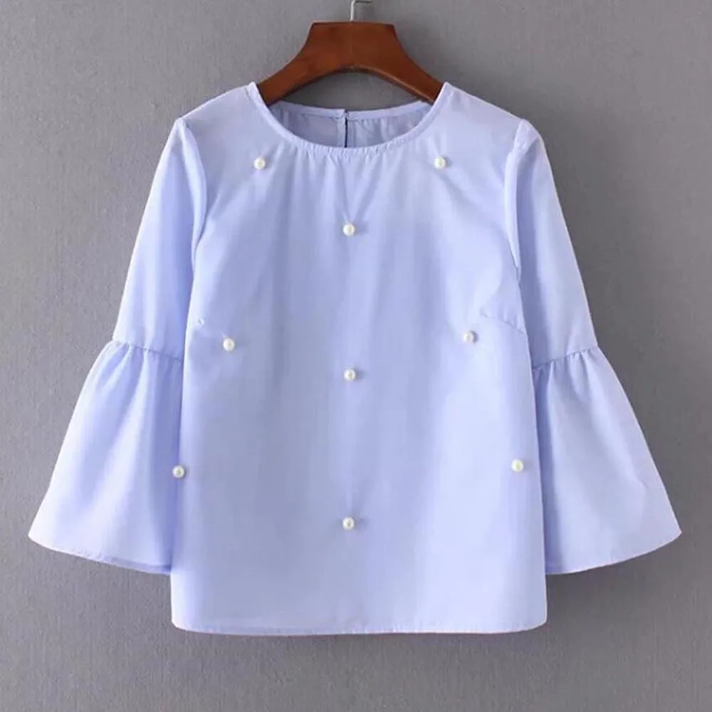 WomenT-shirt Flare Sleeve O-Neck Solid Half Sleeve Beading Casual t shirt femme t shirts women 2019 ladies tops
WomenT-shirt Flare Sleeve O-Neck Solid Half Sleeve Beading Casual t shirt femme t shirts women 2019 ladies tops