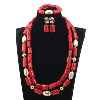 Wine Red Coral Nigerian Wedding Beads Bridal Jewelry Sets Fashion Women Brides Coral Statement Necklace Set QW1213
Wine Red Coral Nigerian Wedding Beads Bridal Jewelry Sets Fashion Women Brides Coral Statement Necklace Set QW1213