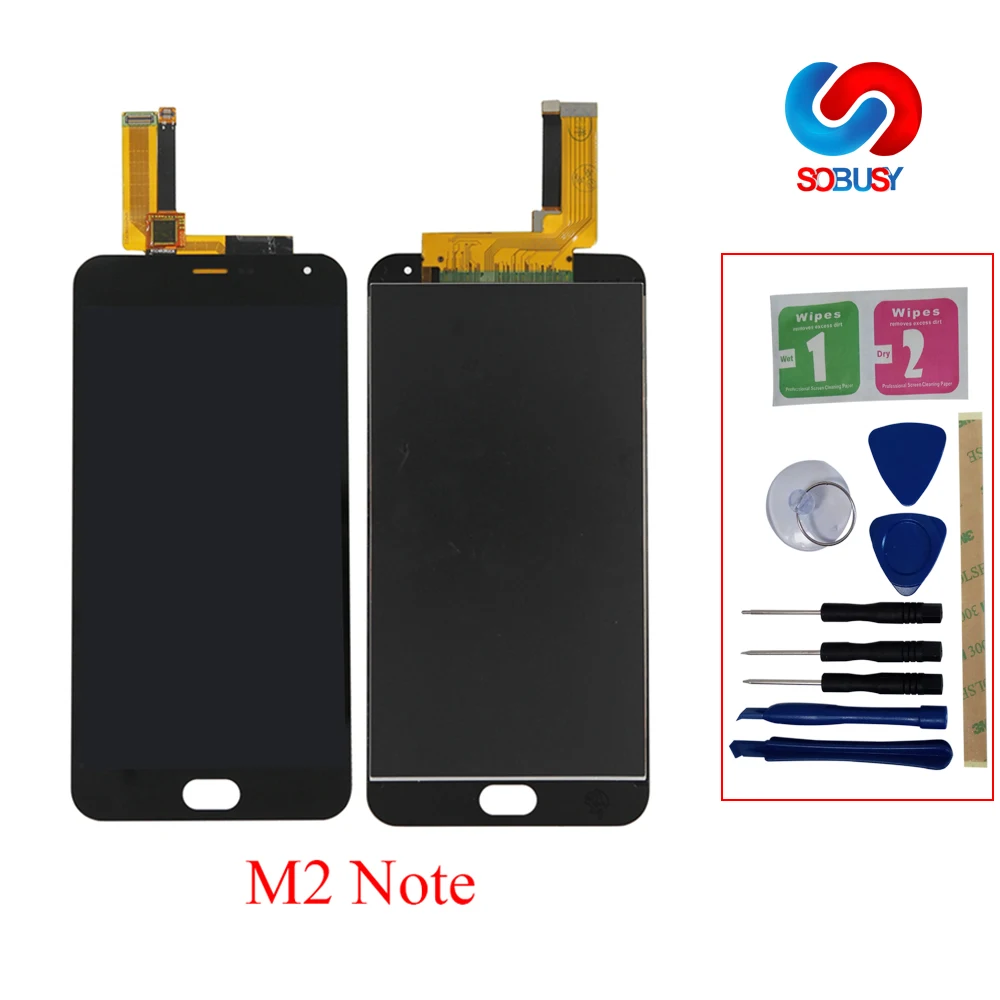 HD LCD Ekran для MEIZU M2 Note M571 ЖК дисплей сенсорный экран дигитайзер с рамкой Запасные