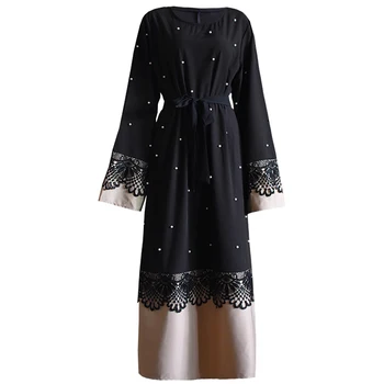 Plus Size Robe Femme 2019 Abaya Dubai Kaftan Women Bodycon Beading Lace Maxi Hijab Muslim Dress Turkish Islamic Prayer Clothing
Plus Size Robe Femme 2019 Abaya Dubai Kaftan Women Bodycon Beading Lace Maxi Hijab Muslim Dress Turkish Islamic Prayer Clothing