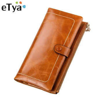 Genuine Leather Wallet Women Clutch Female Vintage Wallets New High Quality Purses Long Coin Purse Fashion ID Card Holder Wallet 
Genuine Leather Wallet Women Clutch Female Vintage Wallets New High Quality Purses Long Coin Purse Fashion ID Card Holder Wallet