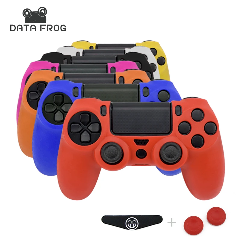 2 pcs Thumb +1 pcs Silicone Case Protection Skin For SONY Playstation 4 Controller with LED Light Bar Sticker
2 pcs Thumb +1 pcs Silicone Case Protection Skin For SONY Playstation 4 Controller with LED Light Bar Sticker