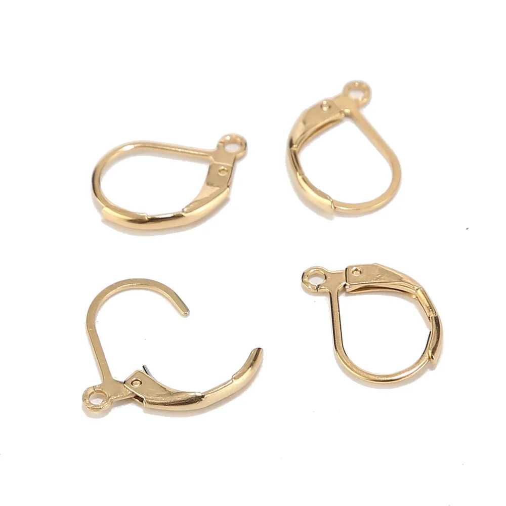 10pcs/set Top Quality Hypoallergenic Earring Hooks Leverback Ear Wires Earwire Stainless Steel Plated Gold For Women Gifts
10pcs/set Top Quality Hypoallergenic Earring Hooks Leverback Ear Wires Earwire Stainless Steel Plated Gold For Women Gifts
