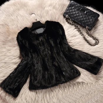 Natural mink fur jackets women O neck short design real fur coats outerwear 2018 autumn winter collection
Natural mink fur jackets women O neck short design real fur coats outerwear 2018 autumn winter collection