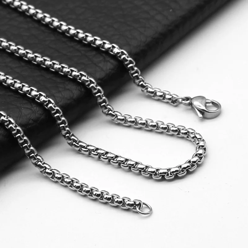 10pcs 316 stainless steel keel chain square pearl chain DIY handicraft accessories titanium steel Link Chain Necklace wholesale
10pcs 316 stainless steel keel chain square pearl chain DIY handicraft accessories titanium steel Link Chain Necklace wholesale