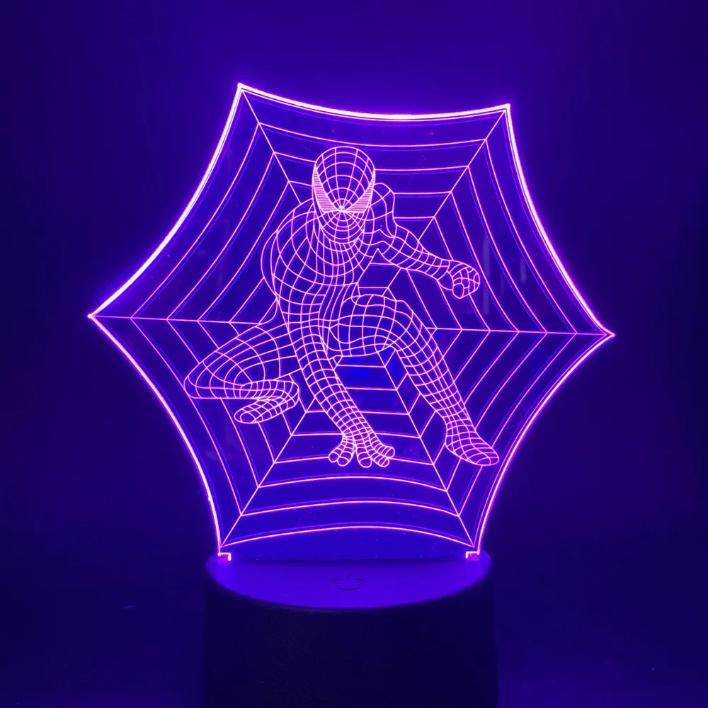 Led Night Light New 2019 Spider Man Marvel Superhero 7 Colors Changing Touch Switch Nightlight Usb Battery Powered Desk Lamp 3d
Led Night Light New 2019 Spider Man Marvel Superhero 7 Colors Changing Touch Switch Nightlight Usb Battery Powered Desk Lamp 3d