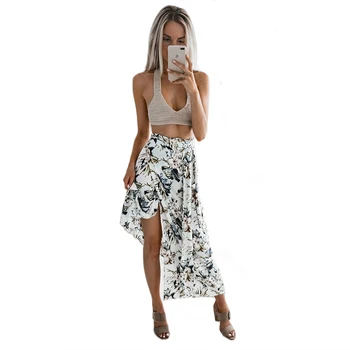 Boho women floral printed skirts fashion summer 2018 High belted waist bandage Split sexy pencil long skirt femme holiday casual
Boho women floral printed skirts fashion summer 2018 High belted waist bandage Split sexy pencil long skirt femme holiday casual