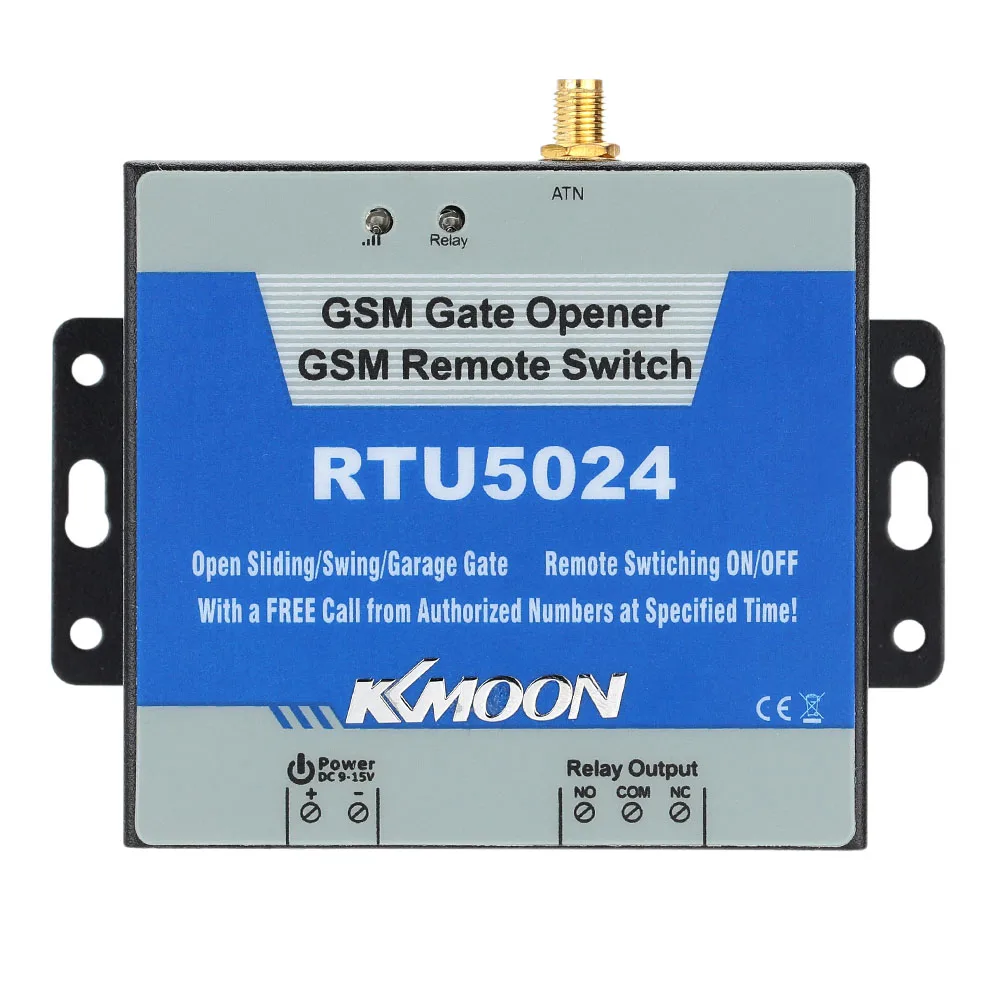 RTU5024 GSM Garage Swing Sliding GSM Gate Opener Relay Switch Remote Access Control Wireless Door Opener Free Call SMS
RTU5024 GSM Garage Swing Sliding GSM Gate Opener Relay Switch Remote Access Control Wireless Door Opener Free Call SMS