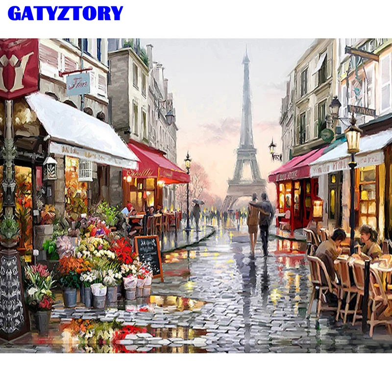 Frameless Paris Flower Street Landscape DIY Painting By Numbers Modern Wall Art Hand Painted Oil Painting For Home Decor 40x50cm
Frameless Paris Flower Street Landscape DIY Painting By Numbers Modern Wall Art Hand Painted Oil Painting For Home Decor 40x50cm