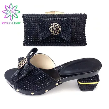 New Arrival Black Color Italian Ladies Shoe and Bag Set High Quality African Matching Shoes and Bags Italian In Women Italy Shoe
New Arrival Black Color Italian Ladies Shoe and Bag Set High Quality African Matching Shoes and Bags Italian In Women Italy Shoe