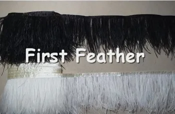 10yards/Lot 6-8" Ostrich Feather Trim Ostrich Feather Fringe Black&White Color Available Ostrich Feather boa Free Shipping MQ078
10yards/Lot 6-8" Ostrich Feather Trim Ostrich Feather Fringe Black&White Color Available Ostrich Feather boa Free Shipping MQ078