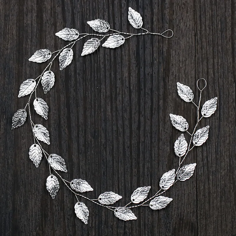 Handmade Metal Silver And Gold Leaf Hair Vine Fashion Wedding Headband Bridal Head Piece For Women Prom Accessories Party
Handmade Metal Silver And Gold Leaf Hair Vine Fashion Wedding Headband Bridal Head Piece For Women Prom Accessories Party