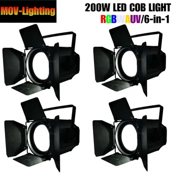 4pcs/lot 200W RGBwauv 6in1 COB LED Par Light Led Par Can Beam Wash DJ DMX Stage Lighting
4pcs/lot 200W RGBwauv 6in1 COB LED Par Light Led Par Can Beam Wash DJ DMX Stage Lighting