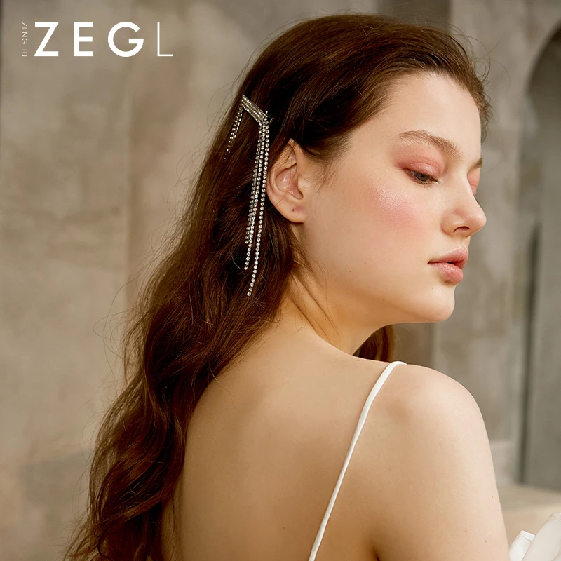 ZEGL Elegant Fringe Headwear Hair Accessories Hairpin Korea Wind Net Red Side Clip Ms. Hairpin Horsetail Clip Decoration
ZEGL Elegant Fringe Headwear Hair Accessories Hairpin Korea Wind Net Red Side Clip Ms. Hairpin Horsetail Clip Decoration