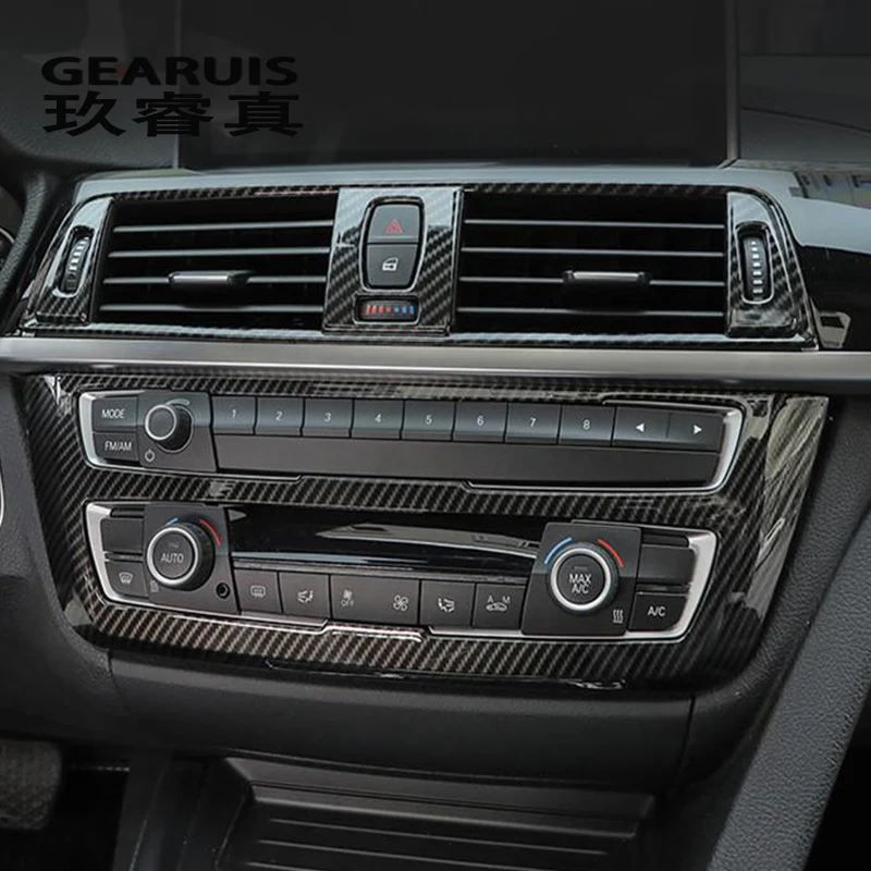 Car Styling Carbon fiber Center Console Air outlet Panel Cover Trim Stickers frame For BMW 3 Serise F30 3gt F34 Auto Accessories
Car Styling Carbon fiber Center Console Air outlet Panel Cover Trim Stickers frame For BMW 3 Serise F30 3gt F34 Auto Accessories