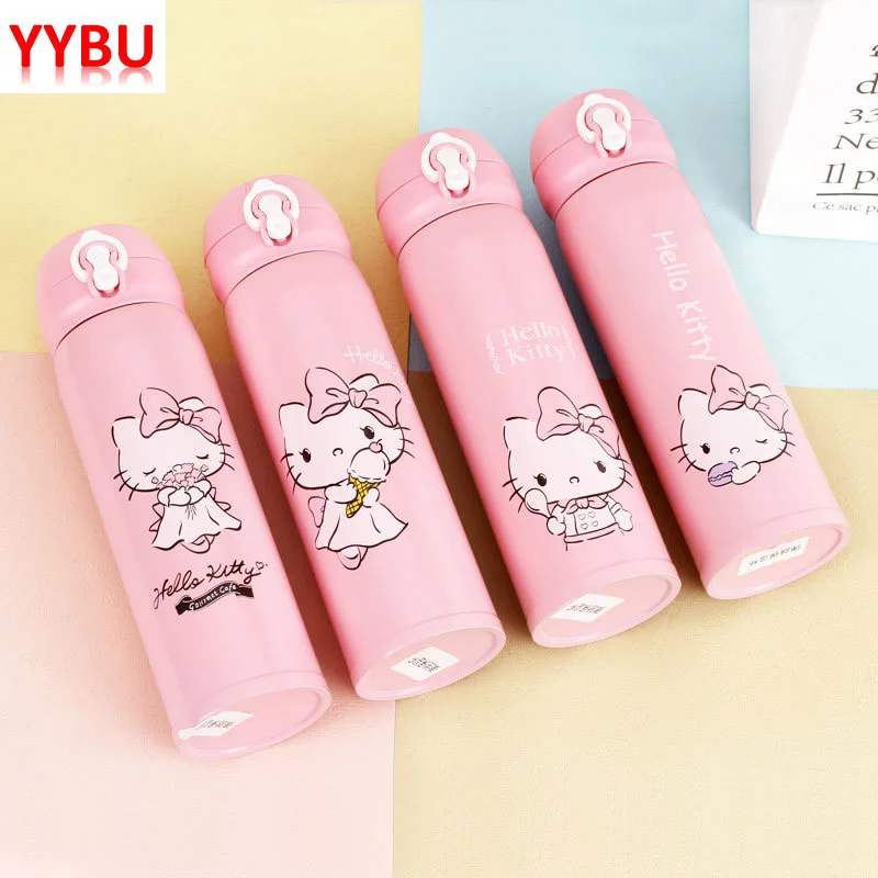 YYBU Cute 500ML Stainless Steel Water Bottle with Straw Pink Panther Leakproof Drink Bottle of Water Hello Kitty Vacuum Cup
YYBU Cute 500ML Stainless Steel Water Bottle with Straw Pink Panther Leakproof Drink Bottle of Water Hello Kitty Vacuum Cup