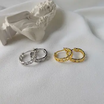 Silvology 925 Sterling Silver Chain Hoop Earrings Openwork Temperament Elegant Western Earrings For Women Creative Jewelry Gift
Silvology 925 Sterling Silver Chain Hoop Earrings Openwork Temperament Elegant Western Earrings For Women Creative Jewelry Gift