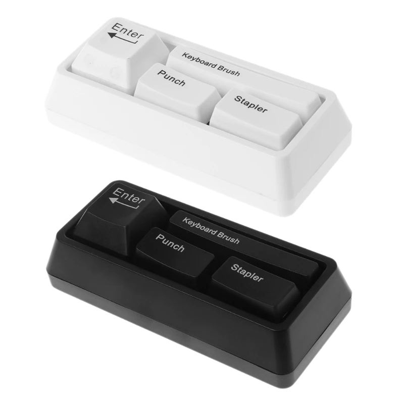 4 Pcs/1 Set High Quality Stationery Set Keyboard Style Desk Stationery Set Stapler Brush Hole Punch Paperclip Dispenser
4 Pcs/1 Set High Quality Stationery Set Keyboard Style Desk Stationery Set Stapler Brush Hole Punch Paperclip Dispenser