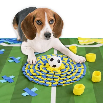 Football Field Shaped Pets Snuffle Mat Feeding Sniffing Pad Detachable Stitching Training Blanket LBShipping
Football Field Shaped Pets Snuffle Mat Feeding Sniffing Pad Detachable Stitching Training Blanket LBShipping