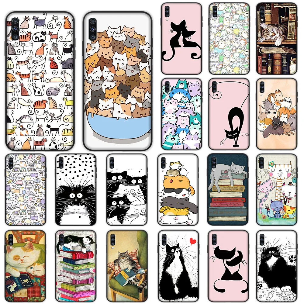 Cat Sleeping on Books Soft Case for Samsung Galaxy A5 A6 A7 A8 A9 Plus A10 A20 A30 A40 A50 A60 A70 M40 Cover
Cat Sleeping on Books Soft Case for Samsung Galaxy A5 A6 A7 A8 A9 Plus A10 A20 A30 A40 A50 A60 A70 M40 Cover