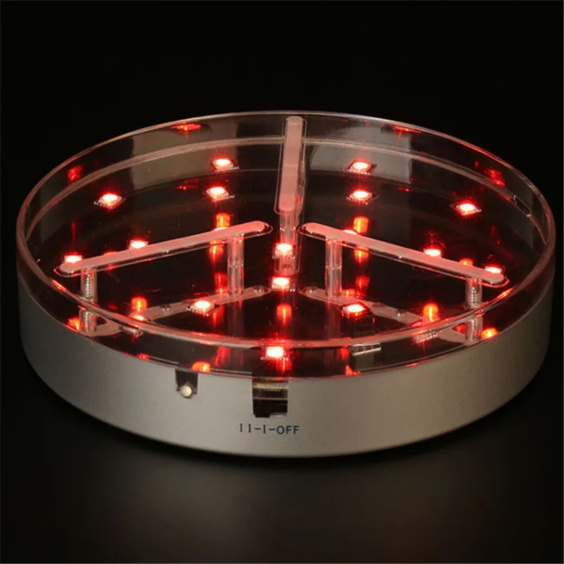 3pcs/ lot Rechargeable Battery Operated LED Centrepiece Base Light Silver 6INCH 19pcs SMD5050 LED, RGB Multicolors with Remote
3pcs/ lot Rechargeable Battery Operated LED Centrepiece Base Light Silver 6INCH 19pcs SMD5050 LED, RGB Multicolors with Remote