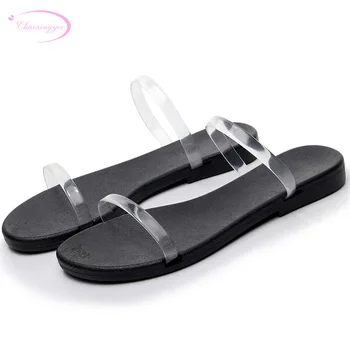 Chainingyee sweet style comfortable summer slippers fashion transparent slip-on flat with women's shoes
Chainingyee sweet style comfortable summer slippers fashion transparent slip-on flat with women's shoes