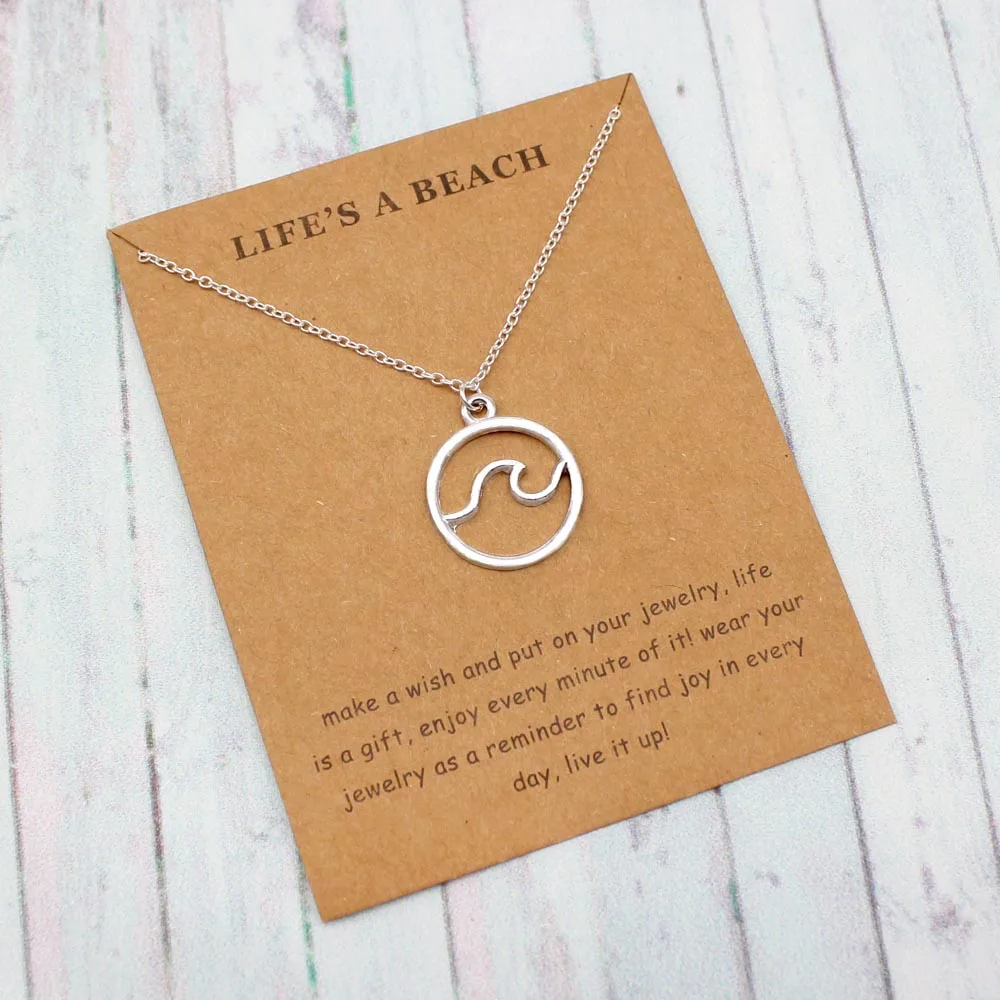 Ocean Waves Sea Turtle Starfish Conch Shell Fish Shark Necklace For Women Chain Necklace Friendship Gifts With Card
Ocean Waves Sea Turtle Starfish Conch Shell Fish Shark Necklace For Women Chain Necklace Friendship Gifts With Card