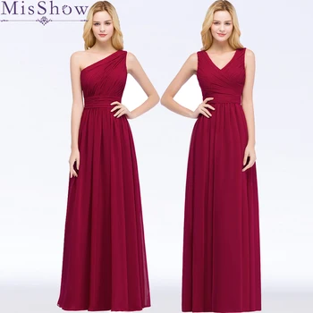 New Long Bridesmaid Dresses vestidos de fiesta One Shoulder V Neck Chiffon Bridesmaid Gowns Wedding Party Formal Pleated Dresses
New Long Bridesmaid Dresses vestidos de fiesta One Shoulder V Neck Chiffon Bridesmaid Gowns Wedding Party Formal Pleated Dresses