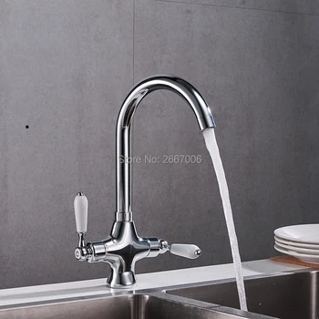 Free Shipping Silver Color Faucet Swivel Spout Double Handles Control Bathroom Kitchen Vanity Sink Mixer Tap Deck Mount GI2081
Free Shipping Silver Color Faucet Swivel Spout Double Handles Control Bathroom Kitchen Vanity Sink Mixer Tap Deck Mount GI2081