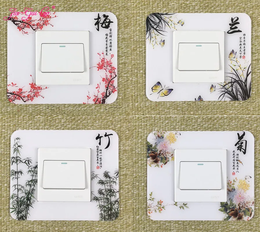 JIA-GUI LUO Acrylic Switch Panel Sticker Decorative Switch Protective Cover Pattern Style Simple Socket Decoration L012
JIA-GUI LUO Acrylic Switch Panel Sticker Decorative Switch Protective Cover Pattern Style Simple Socket Decoration L012