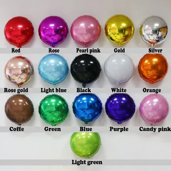 18inch Round /Circle shape Helium foil ballons 18inch Home & Garden decorations Wedding Party supplies glossy globo 50pcs/lot
18inch Round /Circle shape Helium foil ballons 18inch Home & Garden decorations Wedding Party supplies glossy globo 50pcs/lot