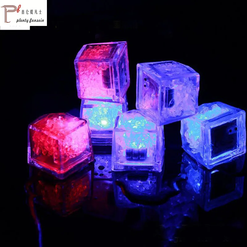 Flashing Ice Cubes Led Light Water-Actived Luminous Glowing Block Christmas Wedding Party Festival Decoration Props x12 PCS/pack
Flashing Ice Cubes Led Light Water-Actived Luminous Glowing Block Christmas Wedding Party Festival Decoration Props x12 PCS/pack