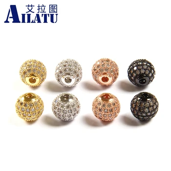 Ailatu 10 mm Copper Accessories Ball with 5 Line Micro Inlay Clear Cz Decorated for DIY Fashion Bracelet Necklace
Ailatu 10 mm Copper Accessories Ball with 5 Line Micro Inlay Clear Cz Decorated for DIY Fashion Bracelet Necklace
