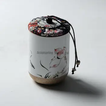 White Porcelain Tea Cans Caddy Ceramic Tea Set Canister Spice Jar Storage Bottle for Puer/Pu'erh/white/black/green/Oolong tea
White Porcelain Tea Cans Caddy Ceramic Tea Set Canister Spice Jar Storage Bottle for Puer/Pu'erh/white/black/green/Oolong tea