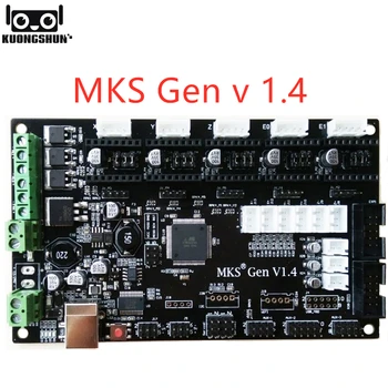 PCB controller board MKS Gen V1.4 integrated mainboard compatible Ramps1.4/Mega2560 R3 support a4988/DRV8825/TMC2100
PCB controller board MKS Gen V1.4 integrated mainboard compatible Ramps1.4/Mega2560 R3 support a4988/DRV8825/TMC2100