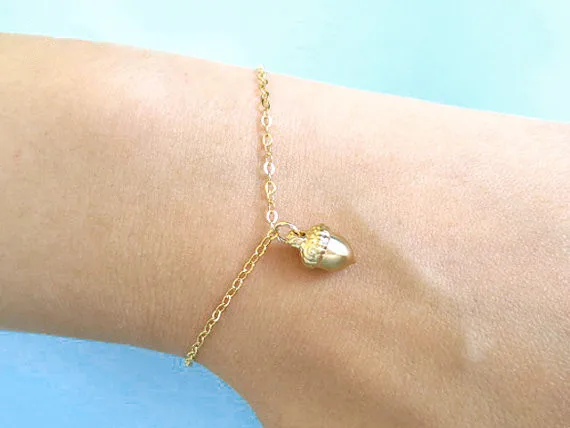 Pine Cone Chain Bracelet Tiny Squirrel Nut Bracelets Minimal Pine Nut Acorn Wrist Bracelet Jewelry Favor
Pine Cone Chain Bracelet Tiny Squirrel Nut Bracelets Minimal Pine Nut Acorn Wrist Bracelet Jewelry Favor