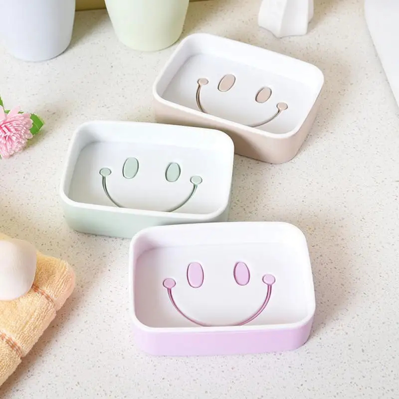 Double layer Smiling Face Soap Dish Box Case Soap Holder Wash Shower Home Bathroom Accessories
Double layer Smiling Face Soap Dish Box Case Soap Holder Wash Shower Home Bathroom Accessories
