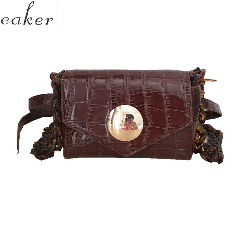Caker 2018 Women PU Leather Waist Bags Fanny Alligator Shinning Waist Pack Chest Bags Black Belt Chain Chest Bags
Caker 2018 Women PU Leather Waist Bags Fanny Alligator Shinning Waist Pack Chest Bags Black Belt Chain Chest Bags
