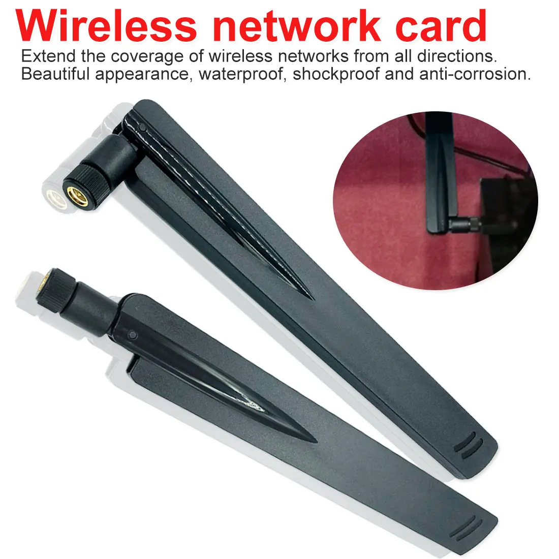 12dBi 2.4GHz Soft Whip External Amplifier Dual band RP SMA Male Connector For Most Wireless Device
12dBi 2.4GHz Soft Whip External Amplifier Dual band RP SMA Male Connector For Most Wireless Device